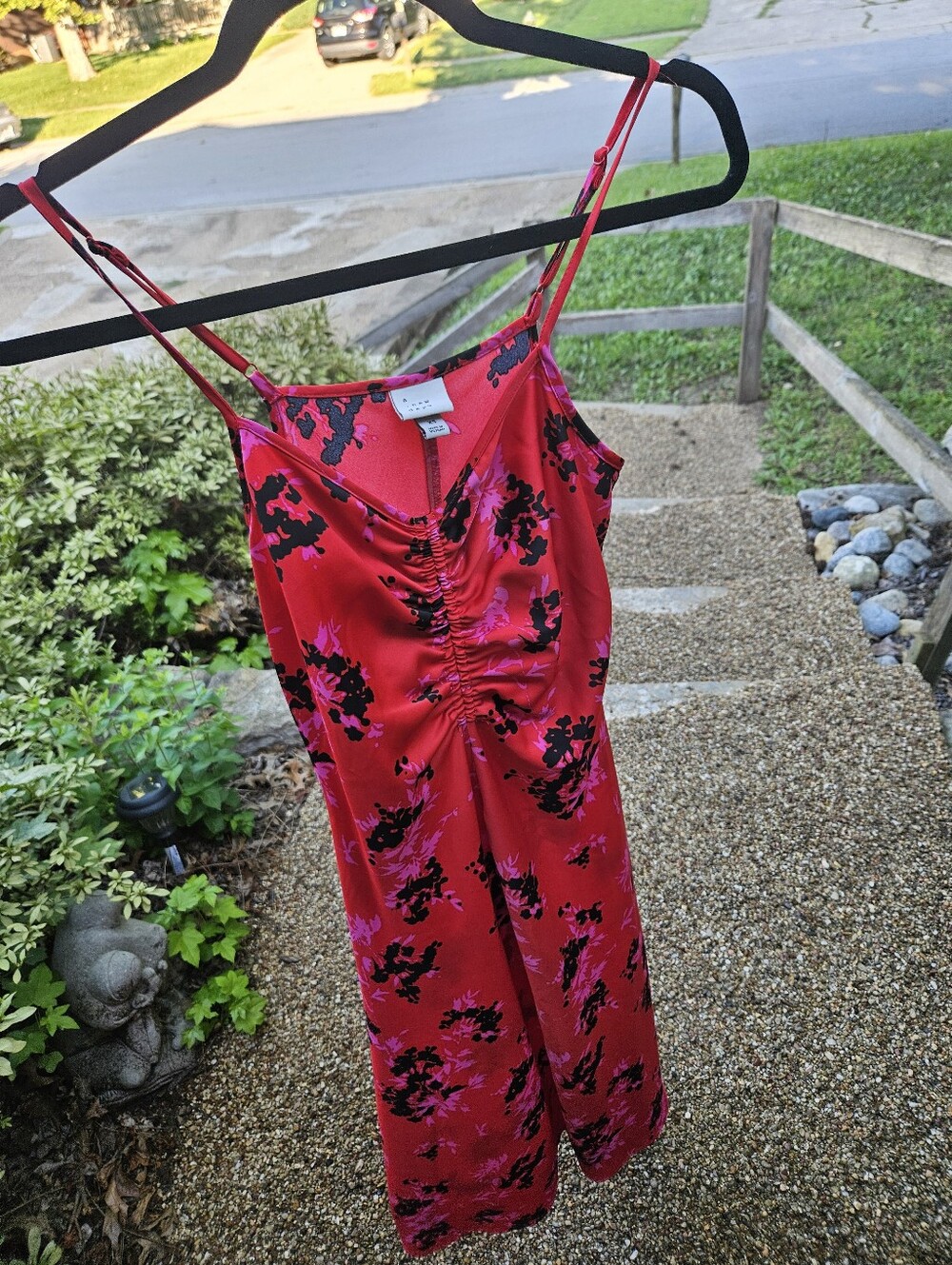 A New Day Satin Slip Midi Dress